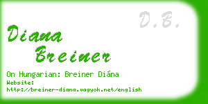 diana breiner business card